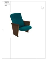 Forward Book Armchair, 540*660*990 mm, Seat Cushion Thickness 130 mm