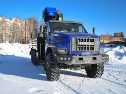 Multifunctional Truck with Hydraulic Crane MKMA on URAL 4320 Chassis U0K07N-UC