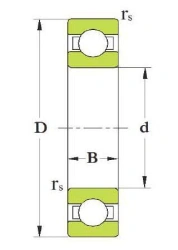Single Row Radial Ball Bearing 1000964L