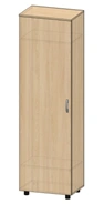 One-Door Wardrobe with PVC Edging