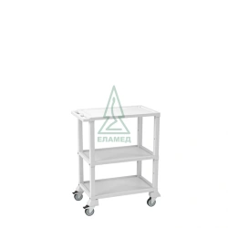 Medical Polymer Trolley Table Small Tier "СТМПм-01-ЕЛАТ", Version 3 GIKS.942810.102 TU