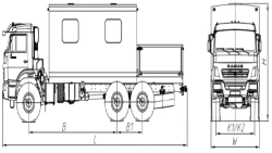 Special Vehicle on KAMAZ 43118 Chassis Model 675408-10