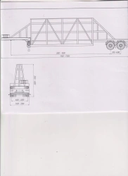 Panel Transport Semi-Trailer PП-2-2 for Wall Panels