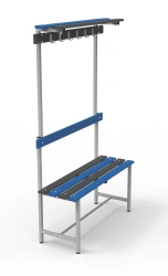 Adjustable Bench SVT-7P with Hooks and Shelf