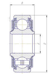Rolling Bearing 6-530209KUS1-ETU 100/3