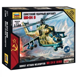 Soviet Mi-24V Attack Helicopter Model Kit
