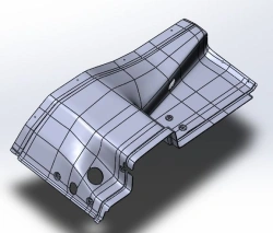 Side Console Cladding for Tractor Cabin - PD 2001.67.06.004