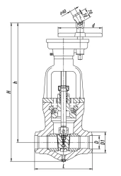 Shut-off Valve for Water and Steam Systems 1123-100-CZ-01