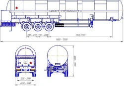 PZ-5-3 Semi-Trailer Tank, PR3 Type, Modification 92293-0000010-08