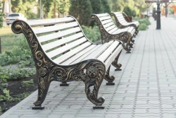 Yalta Bench CK-1-2 - 2m Length, Cast Iron Legs
