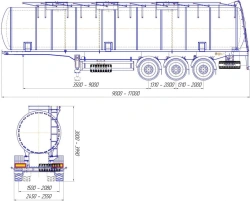 Chemical Tank Semi-Trailer PЦ-1-3 for Safe Transport and Storage