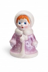 Charming Small Snow Maiden Figure for Christmas Decoration