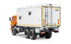 Diesel Truck 5759F4 on KAMAZ 5350-D5 Chassis for Equipment Transport