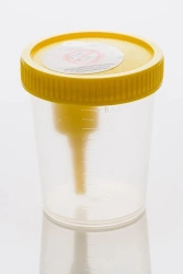 Disposable Sterile Medical Polymer Container 100 ml with Vacuum Tube Holder