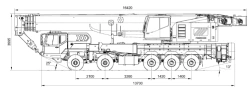 Self-Propelled Crane KС-84713-6 on MZKT-750001-020 Chassis