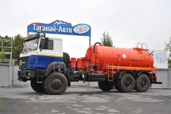 Oil and Gas Condensate Collection Tank AKN/AKNS 5670D9-30 on Ural 73945-01 Chassis