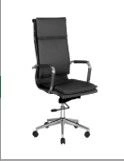 MAIK Metal Frame Chair with Textile Upholstery and Polymer Elements