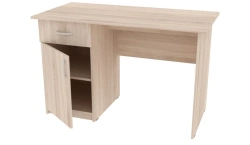Desk with Left Cabinet (1 Drawer and Shelf) 1200x600x750mm Model 405.327