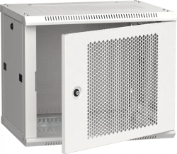 LINEA W 6U Wall-Mounted Cabinet 600x450mm Perforated Door RAL7035