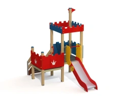 Children's Play Complex with Towers and Slide, Model DIC 2.135