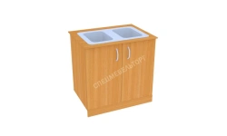 Kitchen Table with Sink - Single and Double Bowl Options