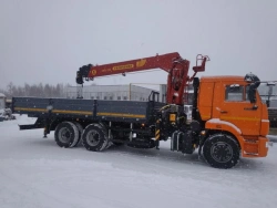 Multi-Functional Truck with Hydraulic Crane MKMA Based on KAMAZ 65117 Model 64K37N-UE