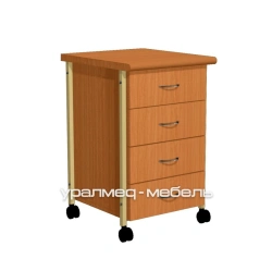Mobile Material Storage Cabinet TPM-4