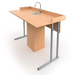 Laboratory Chemistry Student Desk - Durable Design for Education