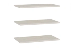 Fiji LD.659410.000 Set of Shelves for Single-Door Cabinet (3 pcs) (White Craft Oak)