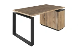 Executive Desk with Metal Support CP-1-1-1