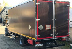 Diesel Truck 47122K on GAZ C41R31 Chassis for Hazardous Cargo Transport