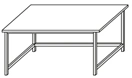 Metal Frame Utility Table SP-5