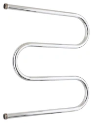 Towel Dryer "STILE" M-Shaped 600x600 with Threaded Connection 1" Model 00004-6060PS