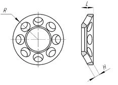Wrist Joint Plate for Fracture Fixation (D 14-20mm; d 5-8mm)