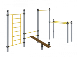 Workout Equipment Romana 501.24.01 for Fitness Areas