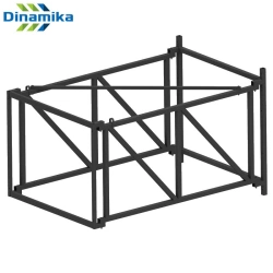 Wall-Mounted Foldable Basketball Hoop Frame