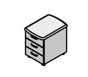 Mobile Office Cabinet - New.Tone Furniture Set