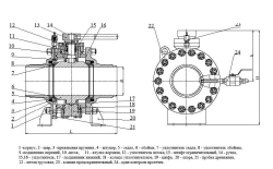 Welding ball valve ??Z DN 100-400 PN 1,0-16,0 MPa