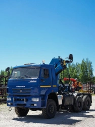 Multi-functional Hydraulic Crane Truck KMA on KAMAZ 5350 Model 51K12N-UL