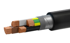 Power Cable PvBShv with Copper Conductors and PVC Protection