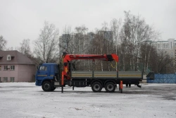Multi-functional Hydraulic Crane Truck KMA on KAMAZ 65117 64K12N-UE
