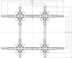 90-Degree Blind Intersection Type R50 for Tracks 1524/2000 mm