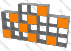 Adjustable Shelving Unit B1 400-10000x200-1200x400-4000mm