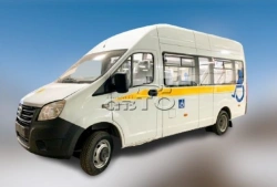 Bus for transporting passengers with disabilities, modification 222073 on GAZelle NEXT base