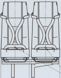 Left Rear Two-Seater A66R33-6840015 Seat