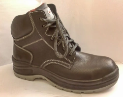 Men's Leather Safety Boots for Thermal Arc Flash Protection with Natural Fur Lining EZ-4Mn