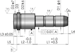 Guide Column for Injection Molding Block, Z/L Standard