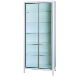 Medical Metal Cabinet for Medications, Two-Door Model SHM-2.304 "Aibolit