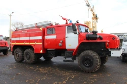 Fire Truck Water Tanker AC 6.0-?0 (4320), Type 4344-02, Modifications 4344K8 on Ural 4320 Chassis