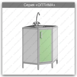 Laboratory Workbench with Sink, Optim Series: SLM.01.01